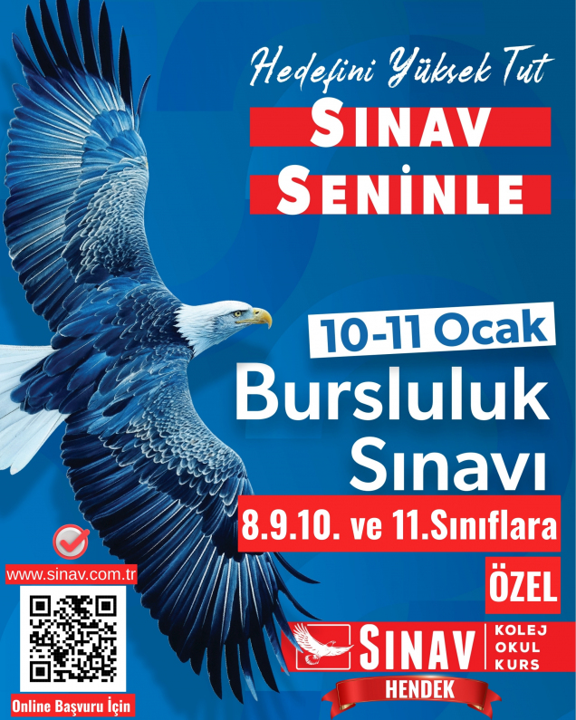 SINAV BAŞVURUNUZU HEMEN YAPIN